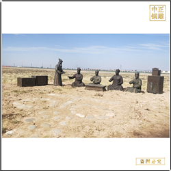 景觀人物雕塑鑄造?