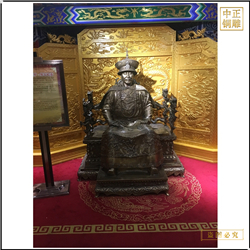 景區(qū)努爾哈赤銅雕塑鑄造廠