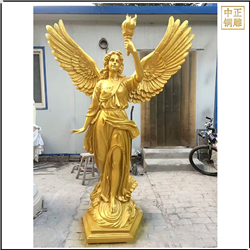 西方女神銅雕塑