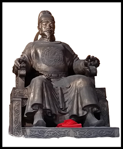 李世民雕塑|鑄銅李世民銅雕