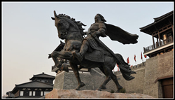 鑄銅項(xiàng)羽銅雕塑