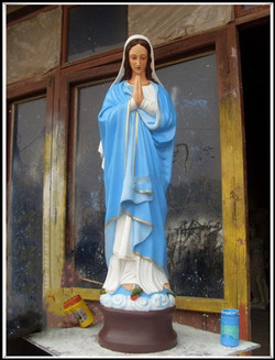 鑄銅圣母雕塑|圣母銅像