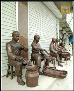 中醫(yī)文化人物雕塑圖片